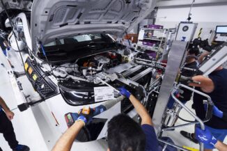 Montage des vollelektrischen BMW iX in Dingolfing