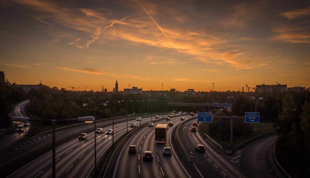 Autobahn durch Berlin