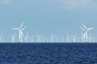 Windpark auf hoher See