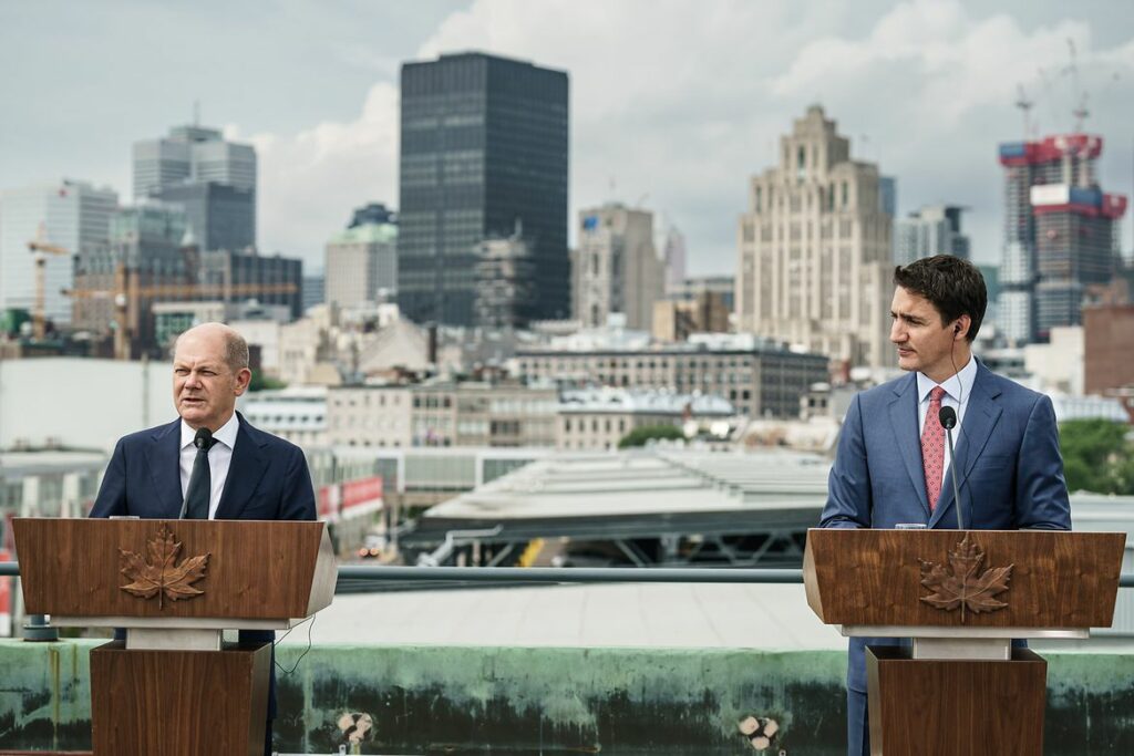 Kanzler Scholz besucht den kanadischen Premier Trudeau - daheim schwillt der Protest gegen die Gasumlage
