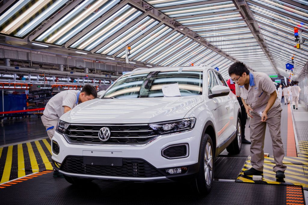 VW-Produktion in China: Mehr als jedes dritte Fahrzeug eines deutschen Herstellers wird in China verkauft (Foto: Volkswagen)