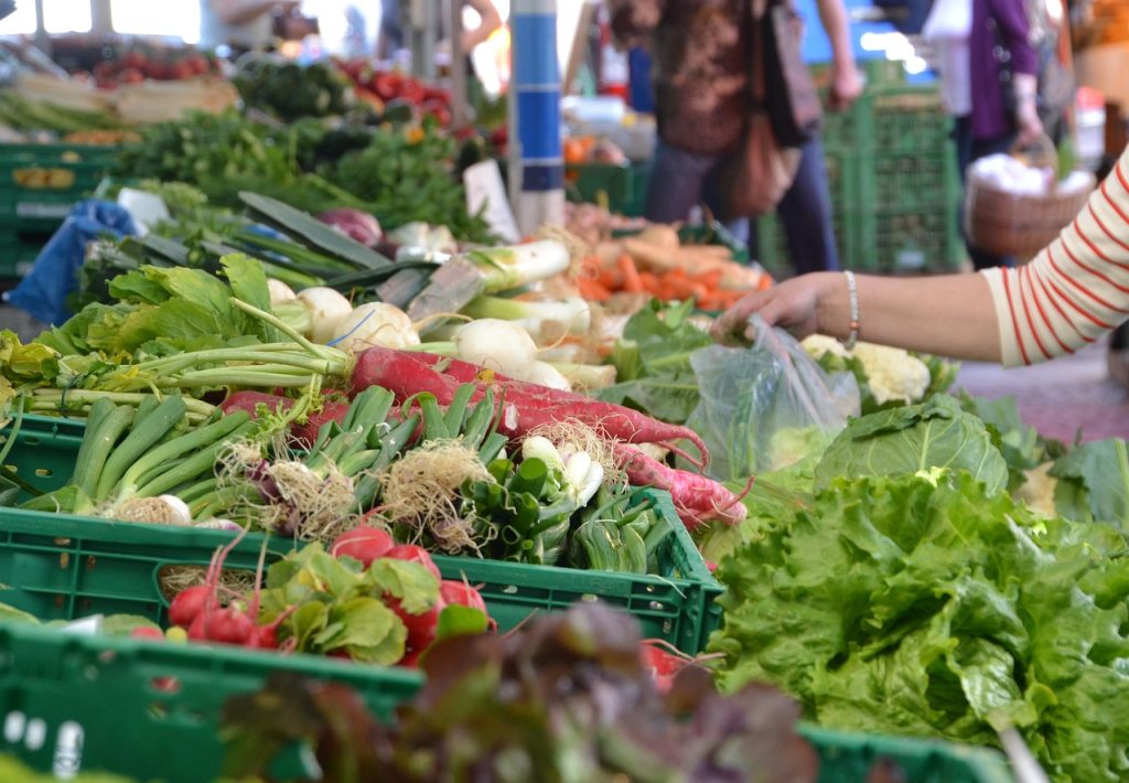 Gemüse vom Markt: Bio-Lebensmittel sind preisstabiler