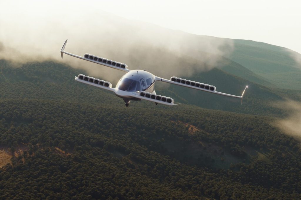 Flugtaxi von Lilium: Laut, teuer, geringer Beitrag zum Klimaschutz - ein "energieintensives Luftschloss mit geringer Akzeptanz" (Foto: Lilium)